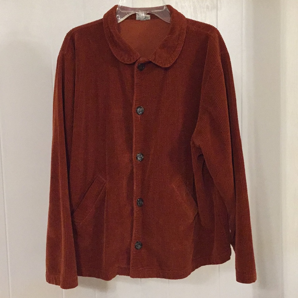 Burnt Orange Corduroy Jacket